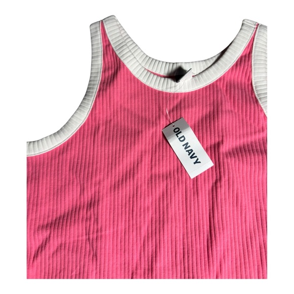 Old Navy Girls Ribbed Tank Dress Pink‎ Size L (10–12) – New - Picture 5 of 8